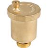 LALAGO Valvola di Ventilazione DN15 1/2, Valvola di Sfogo Aria Automatica | Valvola di sfiato dell'aria di protezione della ruggine d'ottone, Valvola automatica Minical sfogo aria