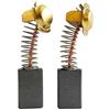 Trade-Shop 2 x carboncini abrasivi 7 mm x 11 mm spazzole di carbone motore 7 x 11 mm per utensili elettrici