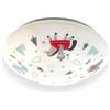 Niermann Standby Lampada da soffitto rotonda, in metallo e policarbonato, attacco E27, diametro 35 cm (Ritter Theo)