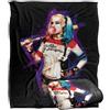 LOGOVISION Suicide Squad Bubble Coperta super morbida al tatto setoso - 152 x 127 cm
