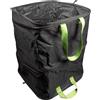 Windhager Sacco per rifiuti da giardino pop-up SQUARE, capacità 180 litri, quadrato, sacco per rifiuti verdi, sacco da giardino, sacco per foglie, resistente agli strappi