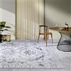Villeroy & Boch Esther Tappeto orientale per interni ed esterni, design classico vintage, resistente alle intemperie e ai raggi UV, per balcone, terrazza, giardino, crema, grigio, 160 x 235 cm