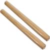 PACKOVE Manico di Ricambio per Pala in Legno Ergonomico, 2 Pezzi | Compatibile Teste di Pala e Pale da Neve, Presa Stabile, Assorbimento Urti, Uso in Giardino e Fattoria