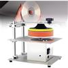 Generic Levigatrice semiautomatica per levigatrice a disco, levigatrice semiautomatica da 4 pollici per metallo, pietra, riparazione graffi CD/DVD, velocità infinita in avanti/indietro, mini lucidatrice da