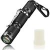 UltraTac K1 - Torcia a LED ultra luminosa da 180 lumen, mini luce AAA impermeabile con pulsante di pressione, dimensioni compatte tascabili per EDC, campeggio, escursionismo, emergenze e uso all'aria