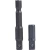 Septoolshop 2 adattatori per bussola, convertitore da 1/4 con codolo esagonale, chiave per asta di prolunga compatibile con mandrino rapido e mandrino per trapano