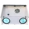 Generic Scatola per levigatura elettrica con luce LED e ventilatore, copertura in acrilico trasparente completamente chiusa, ideale per gioielli, scultura in pietra e intaglio del legno