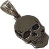Empress Jewelry Ciondolo Teschio in Argento 925 - 20x12 mm - Gioiello Unisex Stile Gotico Biker - Fatto a Mano, Nichel Free