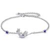 VONALA Braccialetto in argento Sterling 925 con gatto, cuore, delfino, trifoglio, stella, conchiglia, gatto, ametista, cuore, delfino, quadrifoglio, stella, conchiglia, gioielli regalo per donne