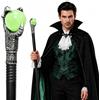 dellyy Gotico Scettro di Halloween, Carnevale Bastone Strega, 105cm, Cosplay Bacchetta di Halloween, Strega Bastone da Passeggio, Vampiro Scettro di Carnevale, Cosplay Faraone Bacchetta, G