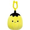 Kellytoy Peluche Squishmallows da 9 cm Clip-On Walt zucca verde neon nella parte superiore nera