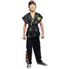 Rubie's Rubies Costume da kai kai kai per ragazzi con pantaloni da karate neri, giacca, fascia e cintura, taglia S, per travestimenti, feste e Halloween