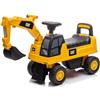Mondial Toys Primi Passi Escavatore Cavalcabile per Bambini 1 3 Anni Schienale Ergonomico Clacson Pala Mobile Vano Portaoggetti e Dispositivo Antiribaltamento
