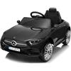 LALAHO Mercedes-Benz Kinder Elektroauto 12V Schwarz