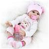 ZIYIUI Realistica 55 cm Bambole Reborn Bambina Bambole Reborn Femmina Bambolotti di Silicone Reborn Babys Dolls Ragazza Bambini Giocattoli 22 Pollice