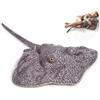 lilizzhoumax Razza Peluche Gigante 100cm, Grande Manta Animale di Peluche, Morbido Cuscino da Letto Lungo Oceano, Simpatico Cuscino Pesce per Dormire, Arredo Camera Regalo Bambini Adulti