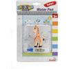 Simba Art & Fun 106334635 - Libro da colorare Safari con Giraffa, con Penna d'Acqua e 4 Motivi Animali, Giocattolo Magico dell'Acqua per Bambini a Partire dai 3 Anni in su