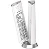 Panasonic KX-TGK210JTW Telefono Cordless, Sistema DECT, Schermo LCD 1.5" a Retroilluminazione Bianca, Suoneria Polifonica, Blocco Chiamate Indesiderate, Bianco