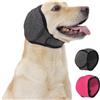 JynixTail Cuffia calmante per cani con cappuccio per cani, cuffia da nuoto impermeabile per cani, paraorecchie per animali domestici, per alleviare l'ansia, cancellazione del rumore, protezione per le orecchie