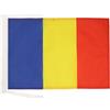 AZ FLAG Bandiera Romania 45x30 cm Rumena Poliestere 100D Cordini | Uso interno ed esterno bandiera decorativa doppie cuciture e bordi rinforzati