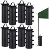 VOHESEA 8 sacchi di sabbia per gazebo, 51 x 21 cm, per gazebo, 800D Oxford da riempire, 12 kg, borsa di sabbia doppia cucitura, sacco di sabbia per tenda/festa/giardino/piedi/ombrellone