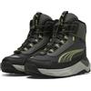 Puma Evolve 2.0 Boot PS Basket, Shadow Gray Sunny Lime Black, 33 EU