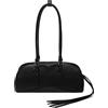 LIEBESKIND BERLIN Pelle borsa a tracolla Capri Satchel Black nero