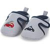 Sterntaler Pantofole Bimbo Pantofole, Bimbo 0-24, Grigio (Rauchgrau 566), 17/18 EU (6-9 Mesi Bimbo UK)