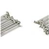 GMZQSN 20 raggi in acciaio argentato da 2,2 mm, 13 G, 200-305 mm, con nippli per riparazione ruote MTB e bici da strada (13G, 254 mm, 20 pezzi)