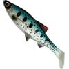 Allthingstore T-Tail - Esca da pesca morbida, 12,5 cm, squame realistiche | Bilancia realistica, occhi 3D, design a coda di T, ampia altalena, attira efficacemente i pesci predatori