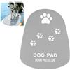 Generic Tappetino di trazione per cani da surf, motivo zampe, antiscivolo, in PVC, impermeabile, tappetino di sicurezza, per skimboard, barche, canoe, gradini in piscina, attività acquatiche, paddleboard