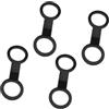 MHADBKH 4 cinghie per maschera da snorkeling in silicone, supporto per tubo subacqueo, cinghia per maschera da boccaglio, clip di fissaggio durevole