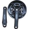 wanhaoaony Guarnitura MTB Crankset for Mountain Bike 24/34/42T Acciaio 7/8 velocità MTB. Accessori for Bici in Ferro da 170 mm con Catena