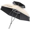Generic Copricapo per pescatori | Cappello a ombrello indossato con baldacchino a tesa larga, ABS, aiutante da giardino, uso a riva