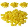 DIYEAH Esche a Forma di Mais Giallo in Plastica Galleggianti Artificiali 400 Pezzi Morbide e Resistenti per Pesca alla Carpa in Ambienti d'Acqua Interna