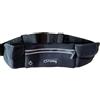 It's running Triple Pocket Belt - Marsupio da corsa, nero, taglia unica, IRTRB, Cerniera nera, Marsupio in neoprene con 3 tasche
