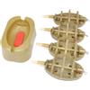 HEMOTON Carp Fishing Inline Method Feeder Set 4 Piombi 15/20/25/35g