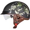 XINYIN Stili Tradizionali Moto Casco Uomini Leggero Durabilità Ciclo Copricapo Per Gli Uomini E Le Donne Traspiranti Moto