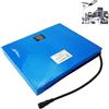 WILLQ Batteria per lampione Solare da 12,8 V, Batteria LiFePO4 da 12 V