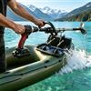 PAKMEZ Elica Propulsore per Kayak Alimentata da Trapano, con Staffa/Morsetto | Motore Fuoribordo Portatile, per Kayak, Canoa, Zattera, Gommoni Piccoli