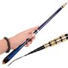 Allthingstore Canna da pesca telescopica in carbonio, 4,5 m, design ultra leggero (3,6)