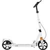 GalaKxay Monopattino per adulti, monopattino da città per adulti | Monopattino per adulti, pieghevole, altezza 93-107 cm, portata 100 kg, ruote in poliuretano 20 cm, doppio freno