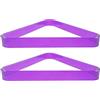 HOMOBABE Triangolo Biliardo Porpora 2 Pezzi PC per Tavolo Pool