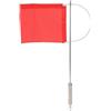 Klanata Bandiera indicatore del per Barca a Vela, indicatore di direzione del per Montaggio su Albero Marino, Bandiera del in Nylon Rosso in Acciaio Inossidabile per Yacht, 5,51 x 4,72