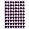 Allthingstore Occhi di pesce realistici 0,3 cm parti di esca base dorata | Design con base dorata, imita gli occhi naturali, migliora l'attrazione, dimensioni 0,3 cm, plastica resistente