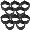 Uonlytech 11 Pezzi Bracciale Funebre Nero Elastico in Poliestere