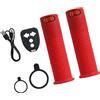 ECMQS Manopole di navigazione LED in silicone per scooter elettrico | Batteria a lunga durata e resistenti coperture per manubrio in silicone per modelli di scooter comuni con facile