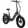 ttgo F6 PRO E Bike - Bicicletta pieghevole Fatbike da 20 pollici, completamente ammortizzata, Pedelec con batteria da 864 Wh (120-140 km) e motore da 70 Nm, bicicletta elettrica pieghevole con