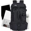 Generic Borsa da pesca organizer Oxford multi tasca, Nero , Refer to description | Tackle Box zaino con porta canna da pesca per campeggio, escursionismo, viaggi, lavoro, scuola, palestra