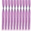 PATIKIL Crystal Flash Filo Da Pesca A Volo, 10 Confezione Kit Materiale Per Legatura Mosche Lucente Filo Olografico Per Mosche Secche Esche Da Pesca, Colore Perlescente Viola